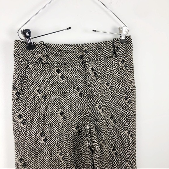 NWT Rachel Roy Aponi Relaxed Fit Wool Wide Legs Boyfriend Trouser Pants Size 2 - Picture 2 of 16